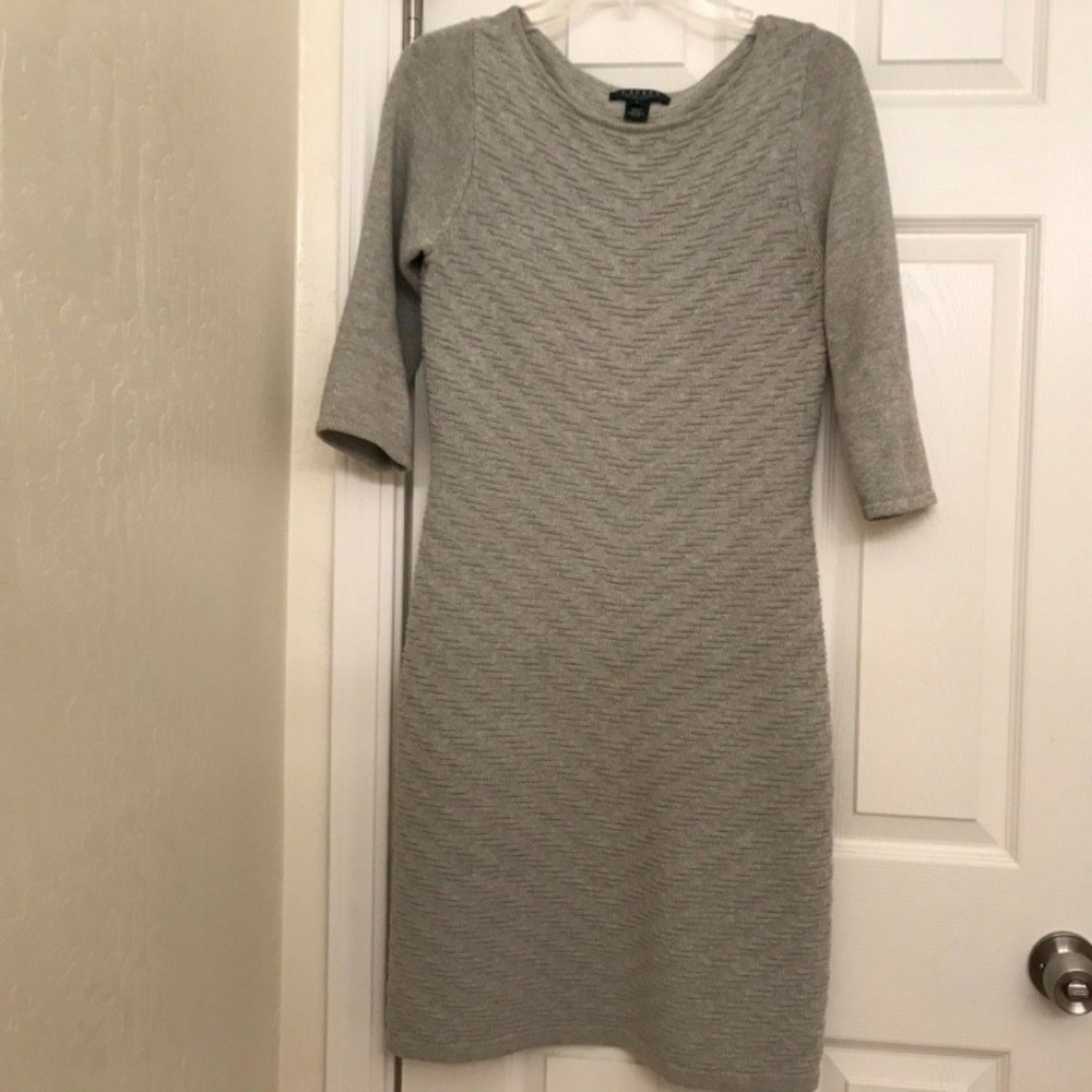 Ralph Lauren Grey Sweater Dress